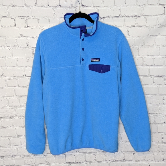 Patagonia Sweaters - Patagonia Synchilla Snap-T Fleece Pullover Blue